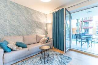 Апартаменты Apartament Kristina Osiedle Polanki Колобжег Апартаменты с видом на бассейн-1
