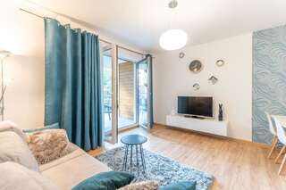 Апартаменты Apartament Kristina Osiedle Polanki Колобжег Апартаменты с видом на бассейн-2