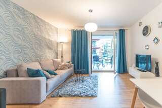 Апартаменты Apartament Kristina Osiedle Polanki Колобжег Апартаменты с видом на бассейн-3