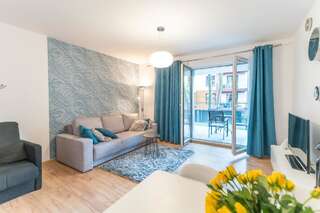 Апартаменты Apartament Kristina Osiedle Polanki Колобжег Апартаменты с видом на бассейн-4