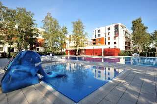 Апартаменты Apartament Kristina Osiedle Polanki Колобжег Апартаменты с видом на бассейн-21